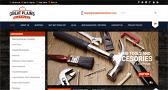 Desktop Screenshot of greatplainshardware.com